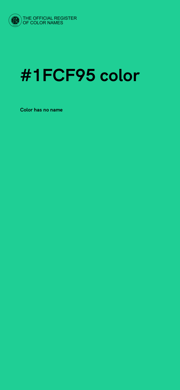 #1FCF95 color image