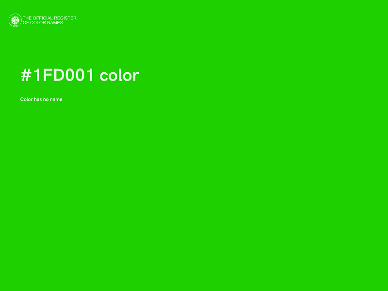 #1FD001 color image