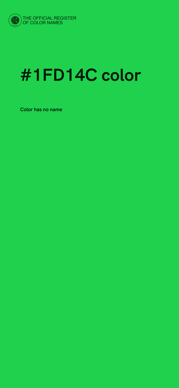 #1FD14C color image