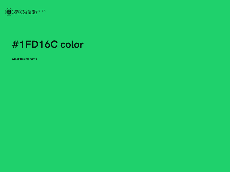 #1FD16C color image