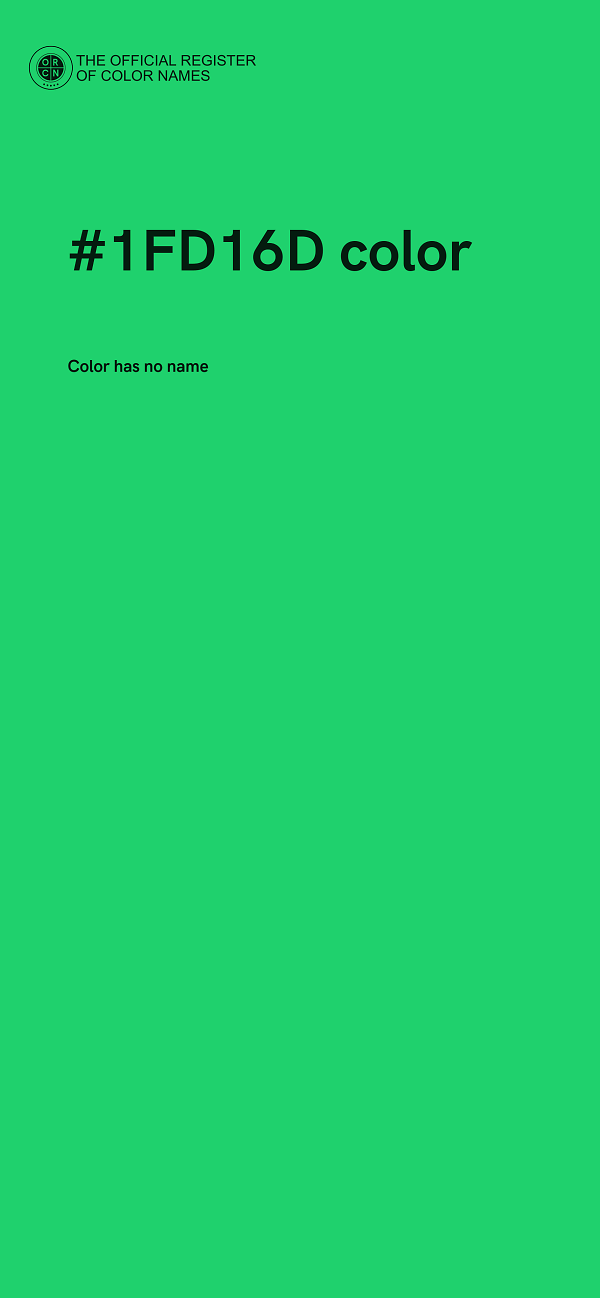 #1FD16D color image