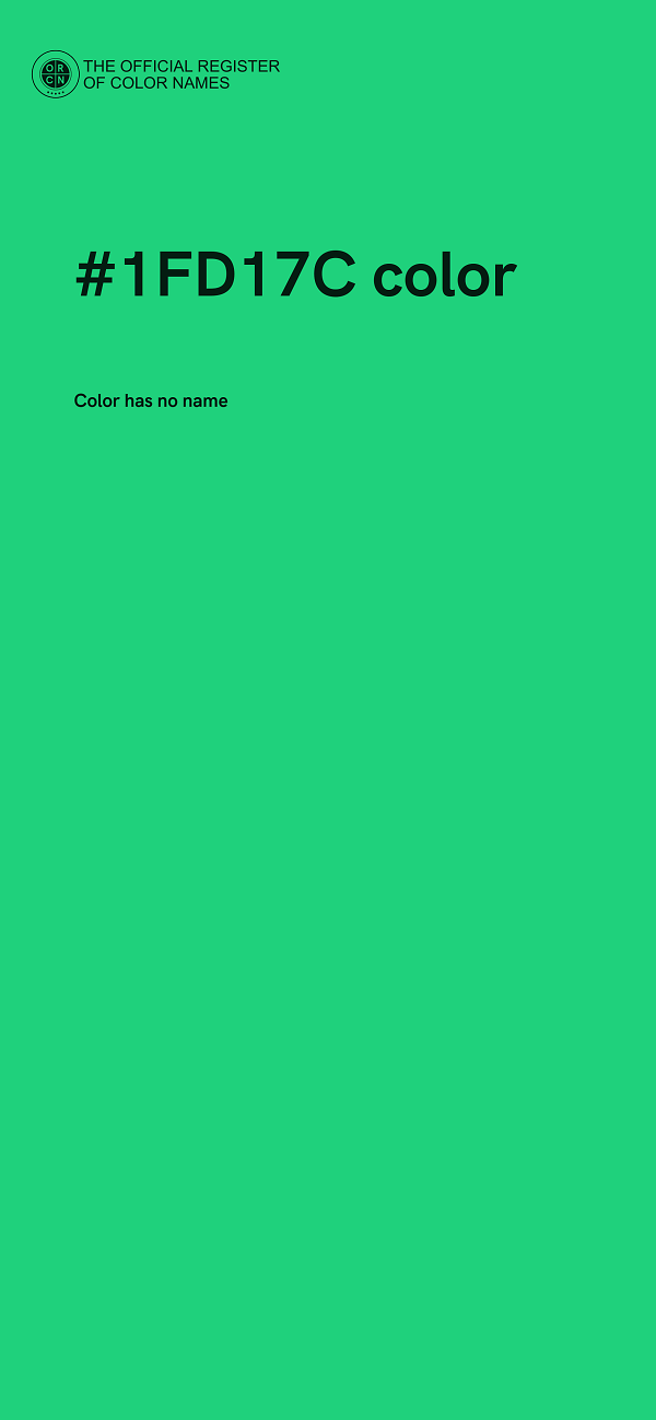 #1FD17C color image