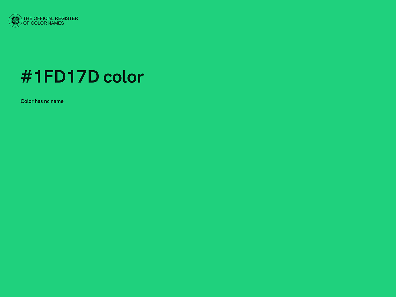 #1FD17D color image