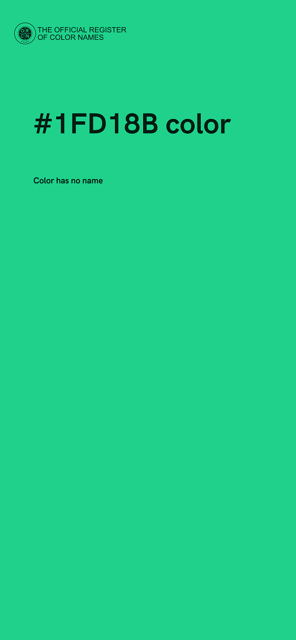 #1FD18B color image