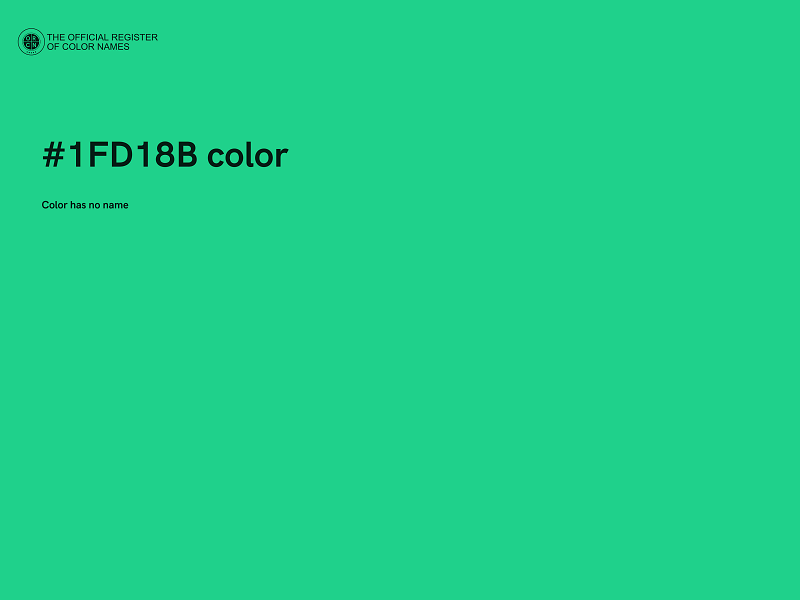 #1FD18B color image