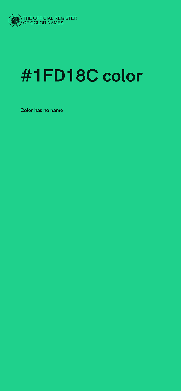 #1FD18C color image
