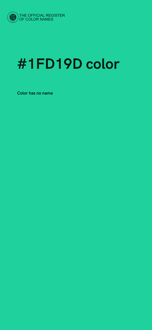 #1FD19D color image