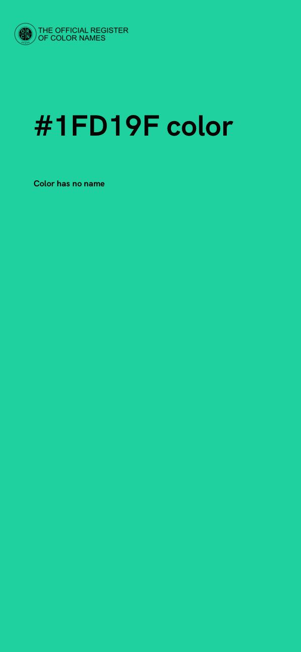 #1FD19F color image