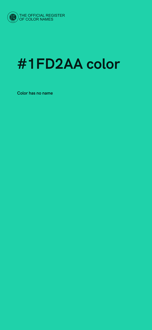 #1FD2AA color image