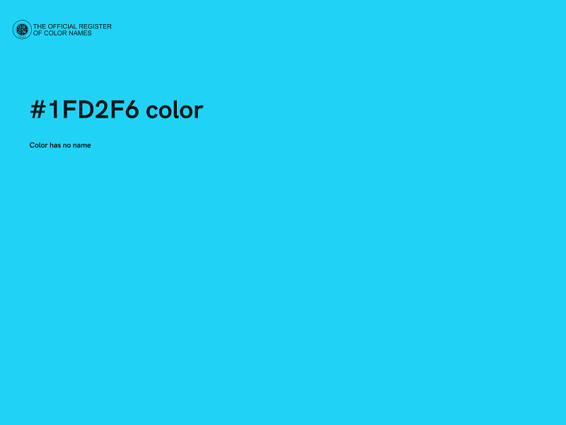 #1FD2F6 color image