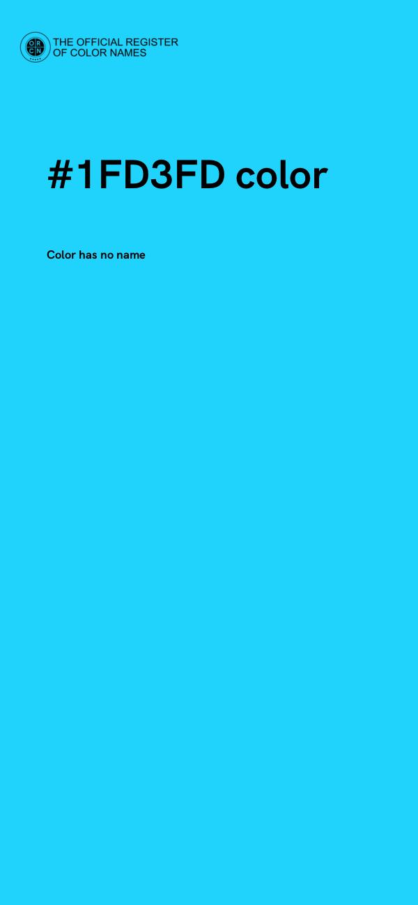 #1FD3FD color image