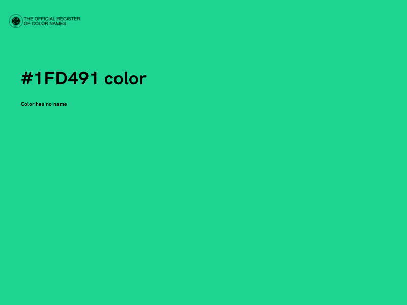 #1FD491 color image