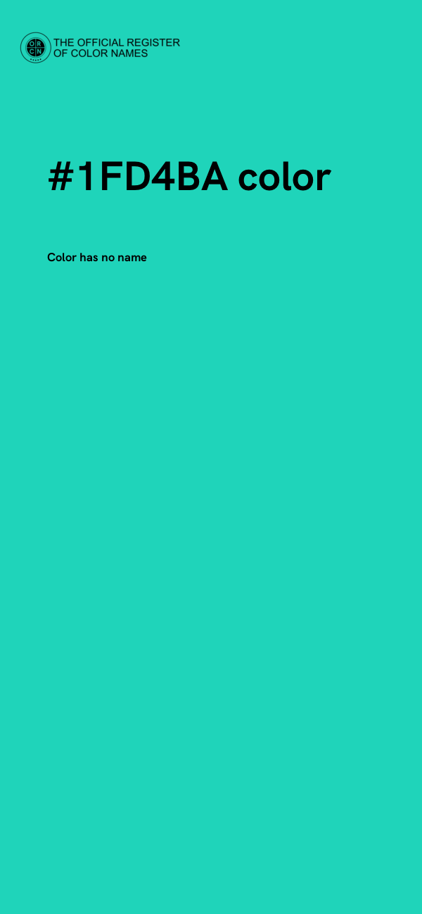#1FD4BA color image