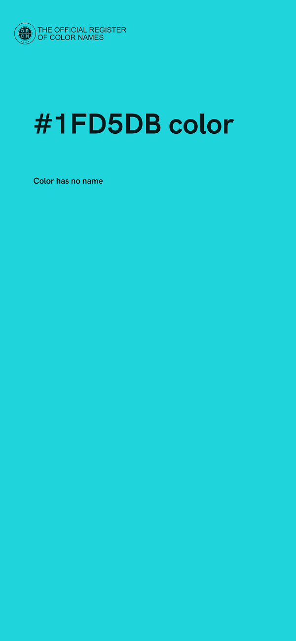 #1FD5DB color image