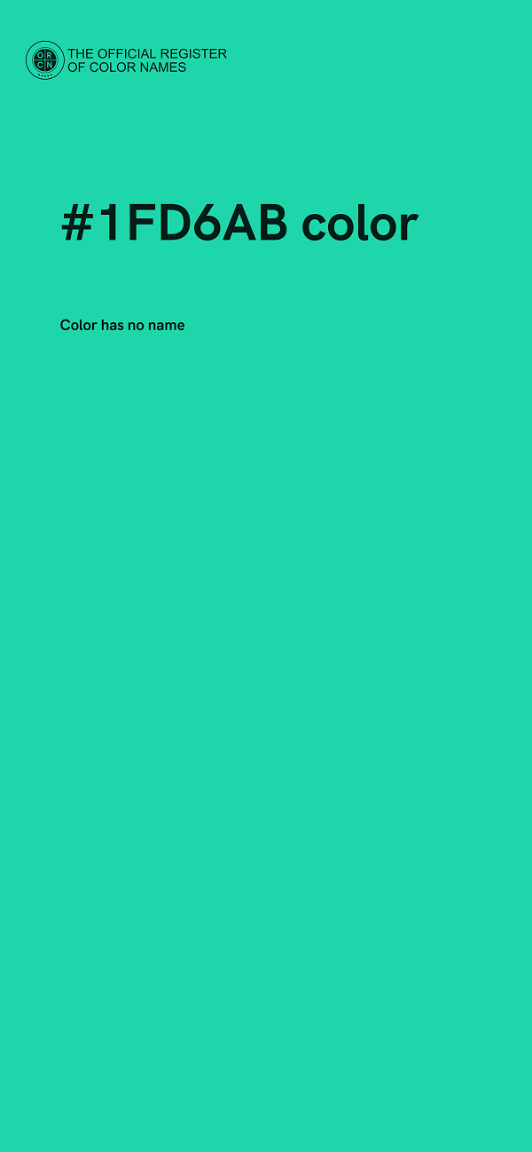 #1FD6AB color image