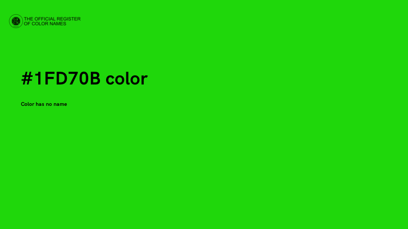 #1FD70B color image