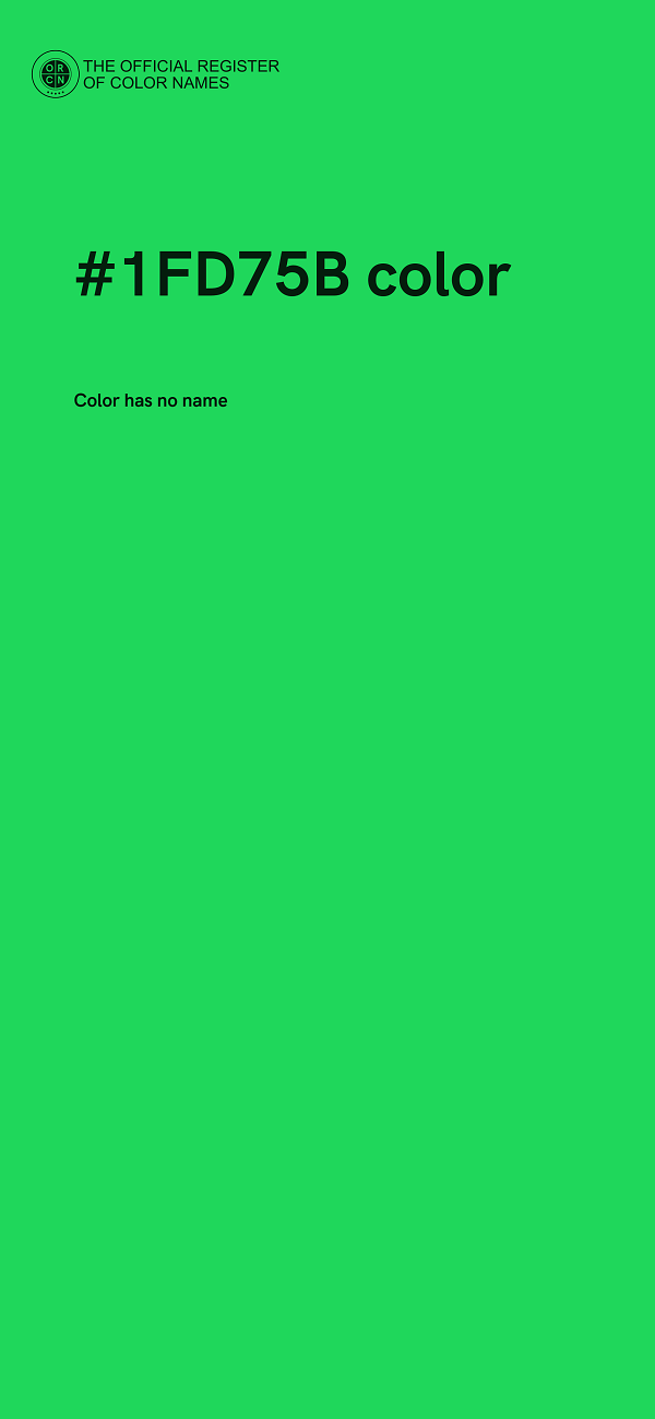 #1FD75B color image