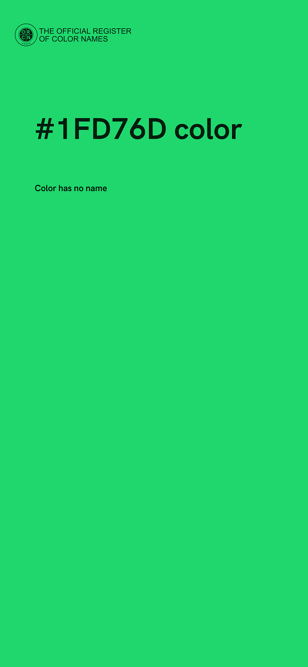 #1FD76D color image