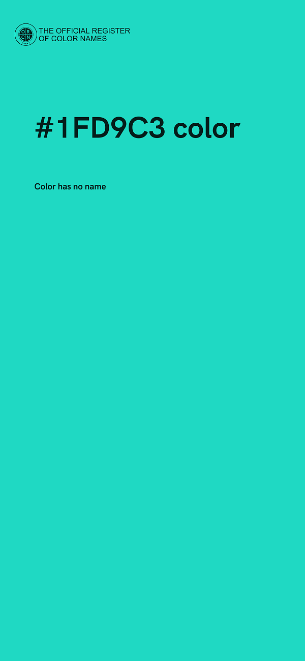 #1FD9C3 color image