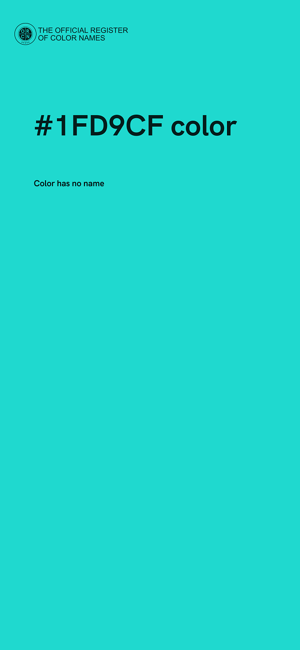 #1FD9CF color image