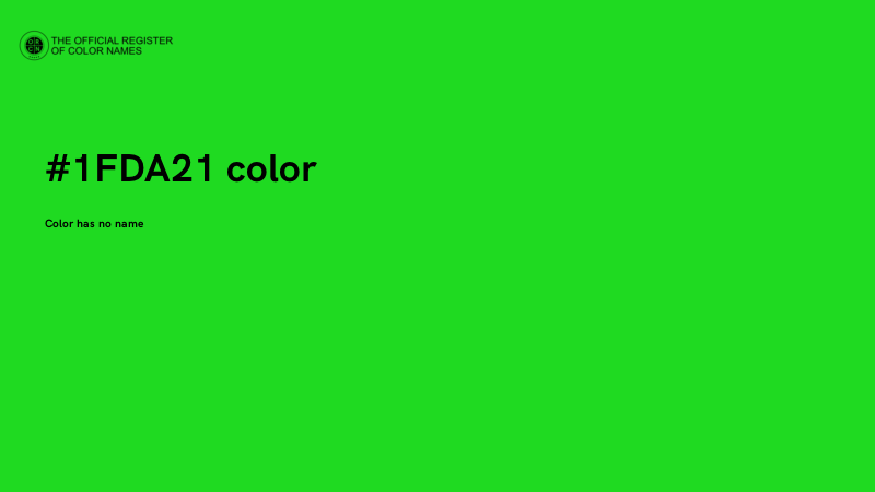 #1FDA21 color image