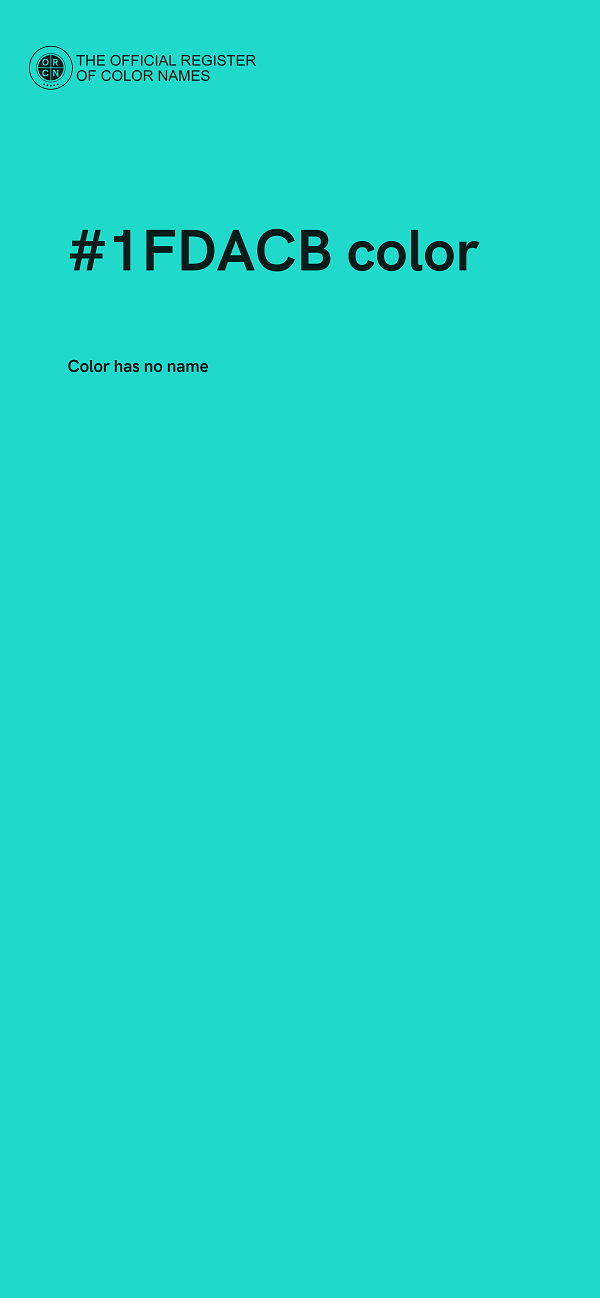 #1FDACB color image