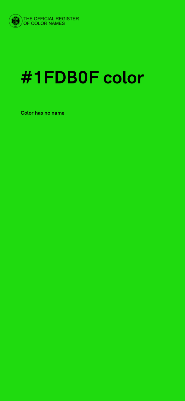 #1FDB0F color image