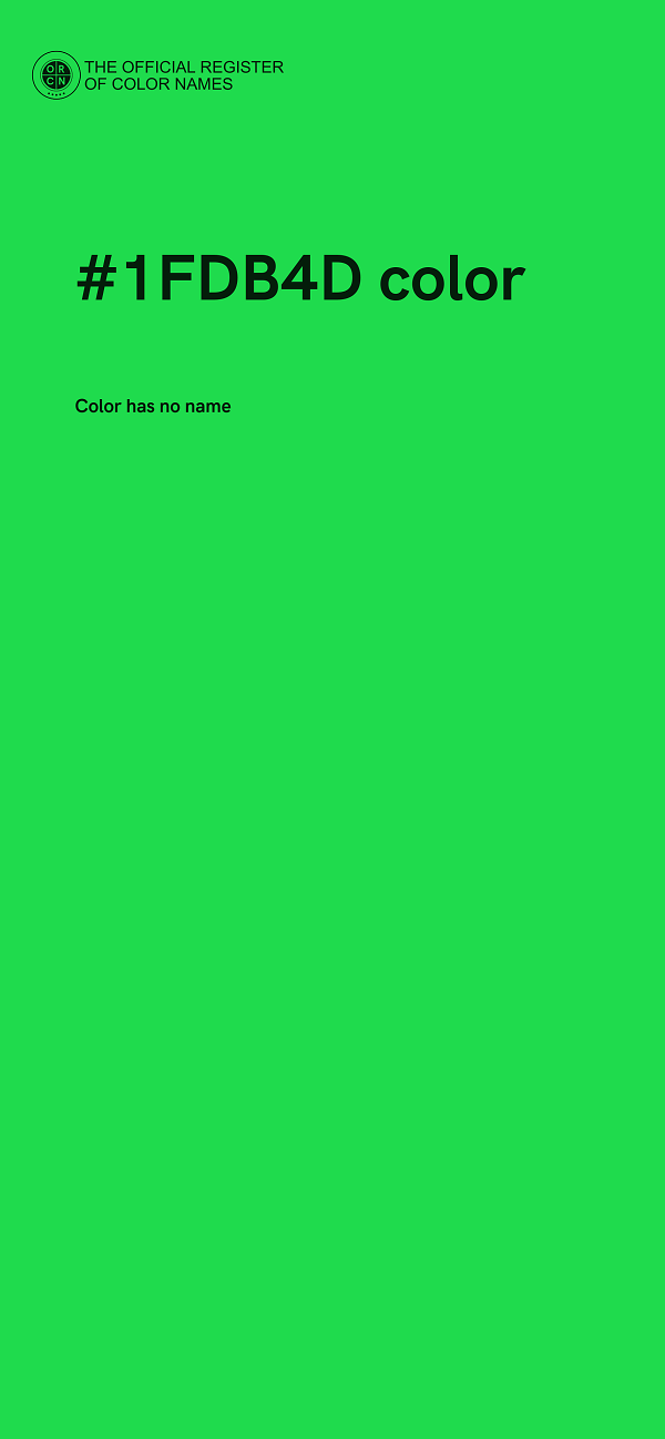 #1FDB4D color image
