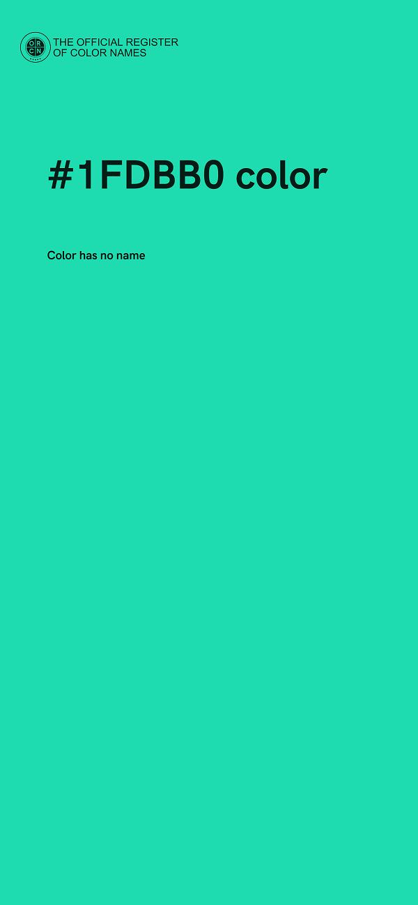 #1FDBB0 color image