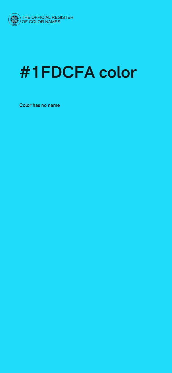 #1FDCFA color image