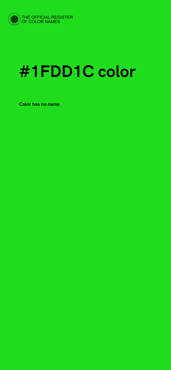 #1FDD1C color image