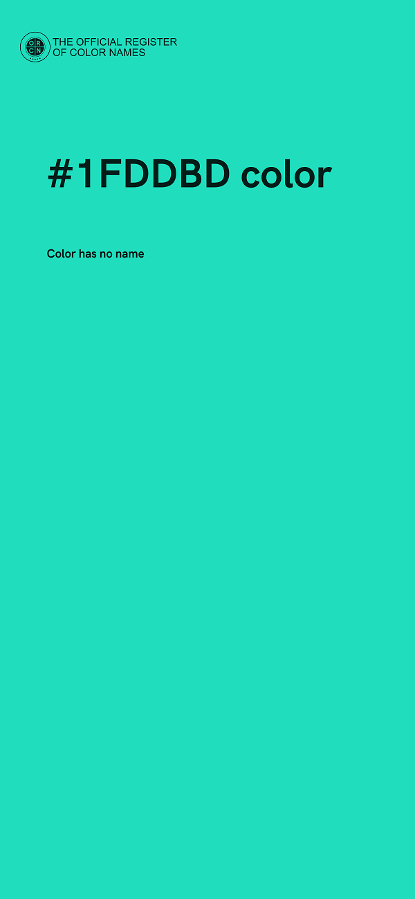 #1FDDBD color image