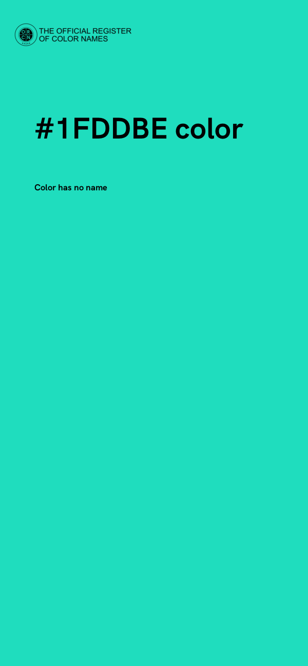 #1FDDBE color image