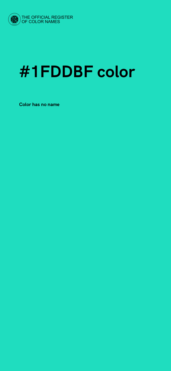 #1FDDBF color image