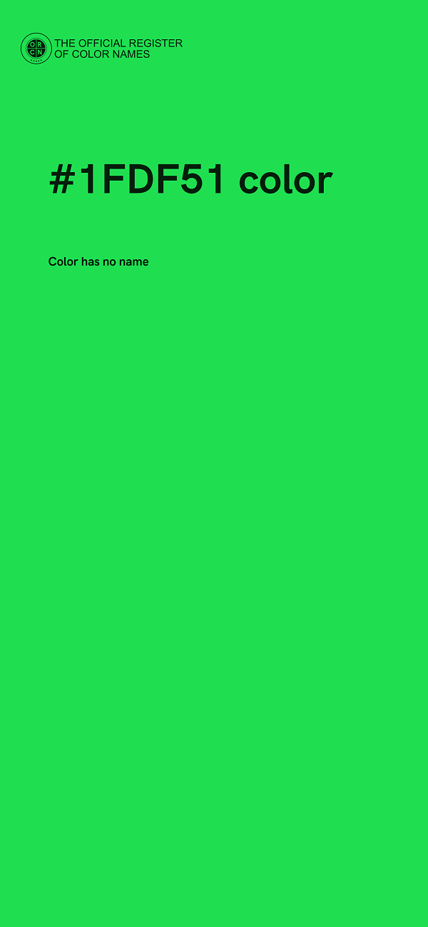 #1FDF51 color image