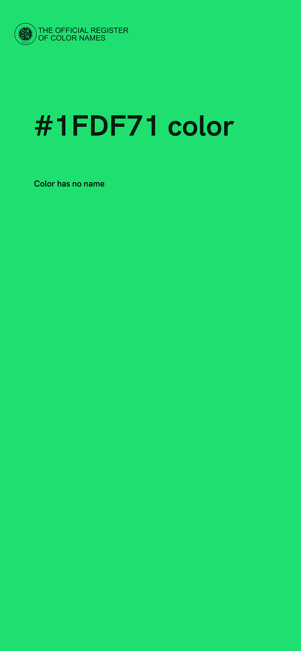 #1FDF71 color image