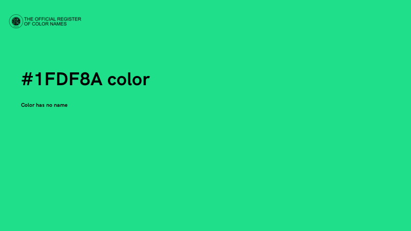 #1FDF8A color image