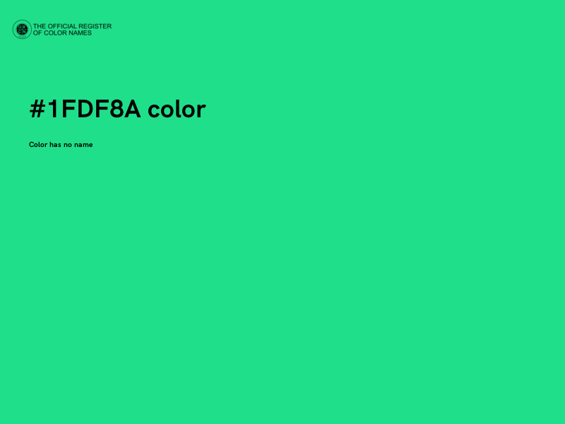 #1FDF8A color image