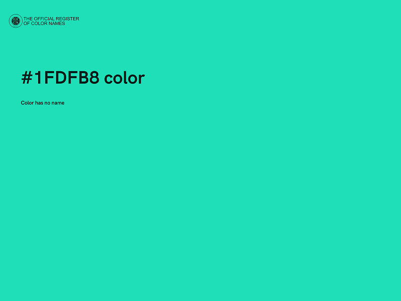 #1FDFB8 color image