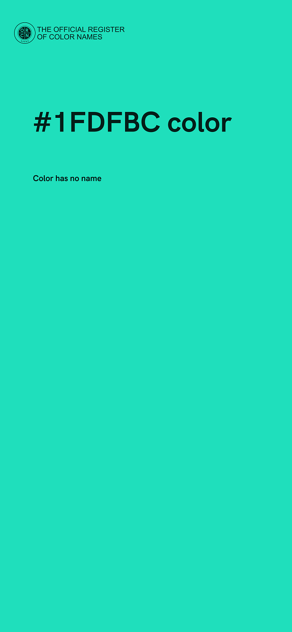 #1FDFBC color image