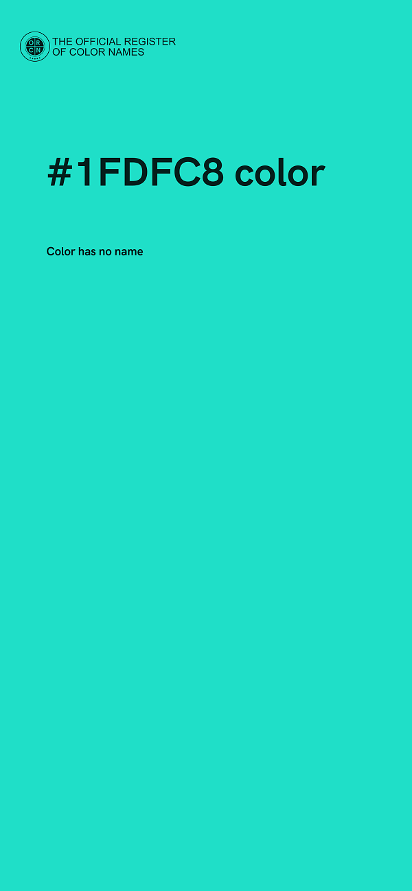 #1FDFC8 color image