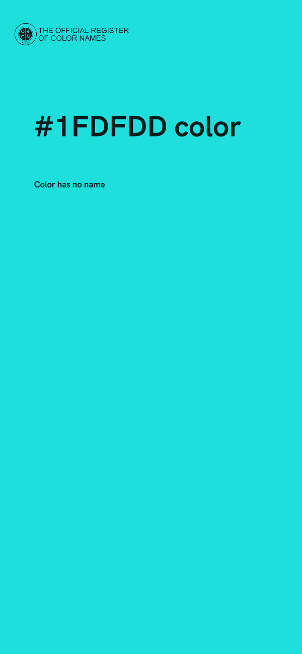 #1FDFDD color image