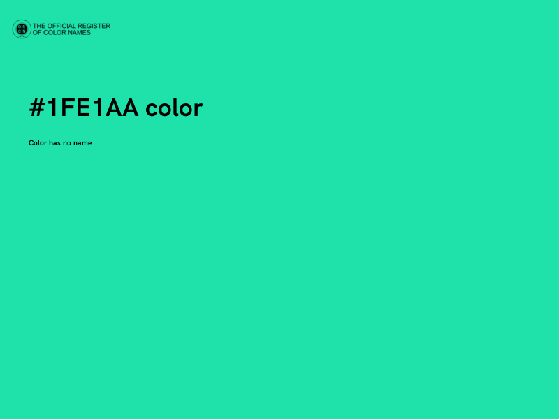 #1FE1AA color image