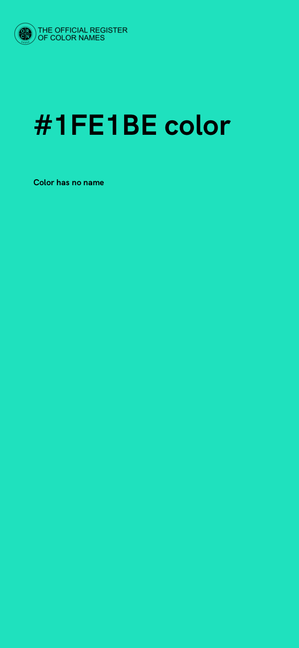 #1FE1BE color image