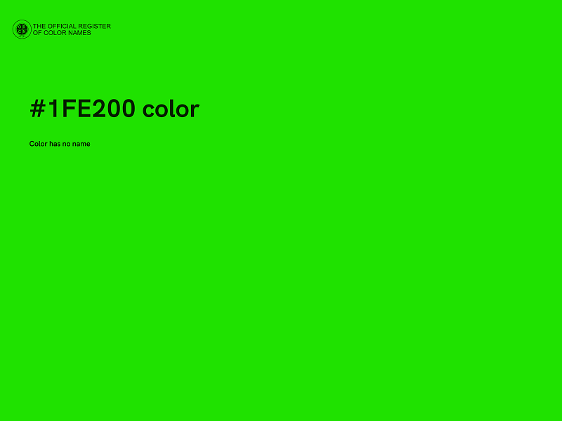 #1FE200 color image