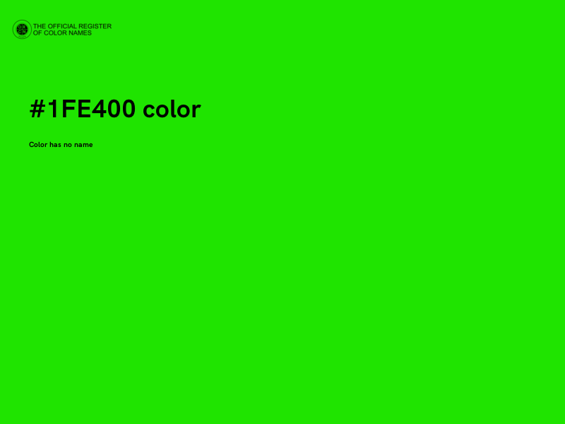 #1FE400 color image