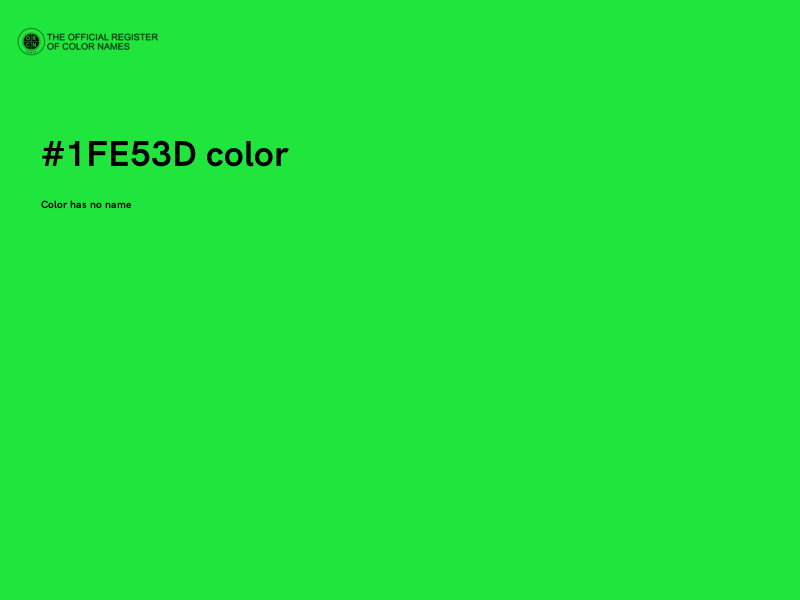 #1FE53D color image