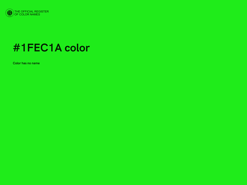 #1FEC1A color image