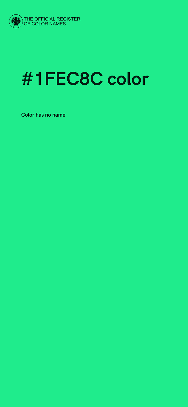 #1FEC8C color image