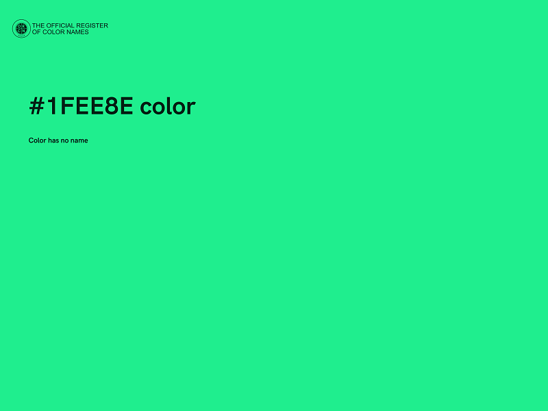 #1FEE8E color image